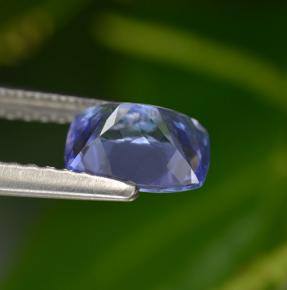 Tanzanite naturale blu da 0,99 ct, taglio a cuscino, VVS-VS