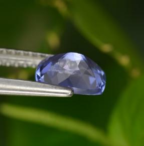 Tanzanite naturale blu da 0,90 ct, taglio a cuscino, VVS-VS
