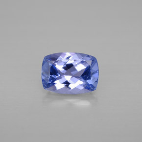 Tanzanite naturale blu da 0,95 ct, taglio a cuscino, VVS-VS