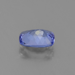 Tanzanite naturale blu da 0,84 ct, taglio a cuscino, VVS