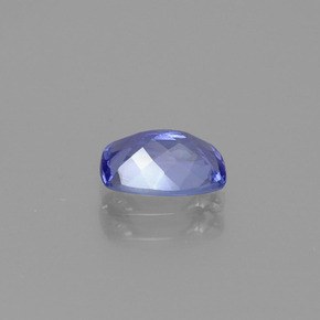 Tanzanite naturale viola da 0,86 ct, taglio a cuscino, VVS-VS