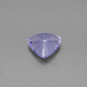 Tanzanite naturale viola da 1,14 ct, trillion, VVS