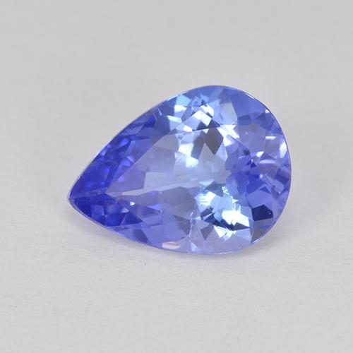 Tanzanite naturale blu da 1,04 ct, taglio a pera, VS