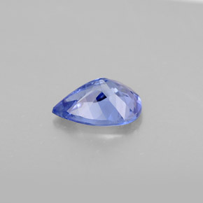 Tanzanite naturale viola da 1,07 ct, taglio a pera, VS