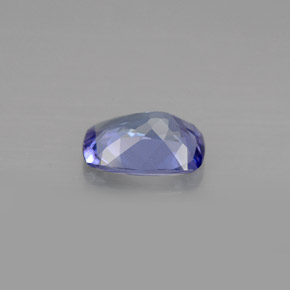 Tanzanite naturale viola da 0,86 ct, taglio a cuscino, VVS-VS