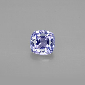 Tanzanite naturale viola da 1,07 ct, quadrato, VVS-VS