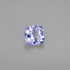 Tanzanite naturale viola da 1,07 ct, quadrato, VVS-VS