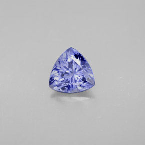 Tanzanite naturale blu da 1,21 ct, trillion, VS
