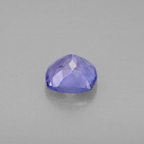 Tanzanite naturale viola da 0,99 ct, taglio a cuscino, VVS