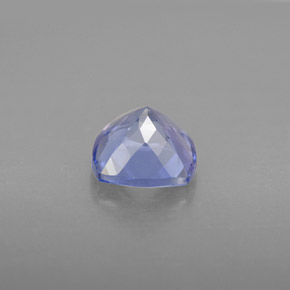 Tanzanite naturale viola da 1,07 ct, taglio a cuscino, VVS