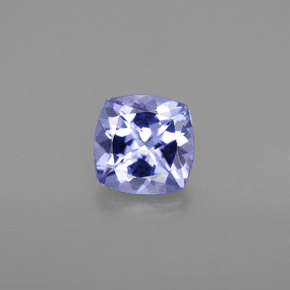 Tanzanite naturale blu da 1,04 ct, taglio a cuscino, VVS-VS