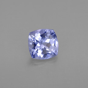Tanzanite naturale blu da 1,04 ct, taglio a cuscino, VVS-VS