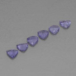 Tanzanite naturale blu da  ct, trillion, VVS-VS