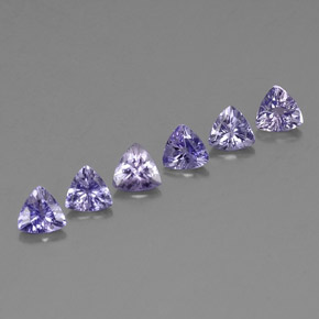 Tanzanite naturale blu da  ct, trillion, VVS-VS