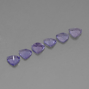 Tanzanite naturale blu da  ct, trillion, VVS-VS