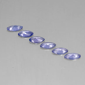 Tanzanite naturale blu da  ct, marchesa, VVS-VS