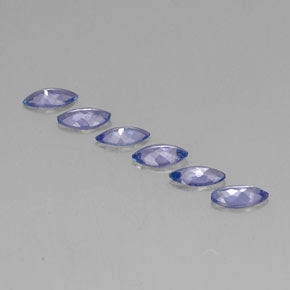 Tanzanite naturale blu da 1,80 ct, marchesa, VVS-VS