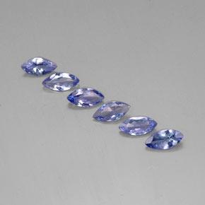 Gemme di Tanzanite Blu navy medio naturale da 1.82 ct, Taglio marquise, VVS-VS