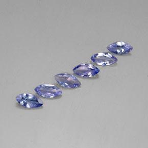 Gemme di Tanzanite Blu navy medio naturale da 1.82 ct, Taglio marquise, VVS-VS