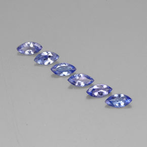 Tanzanite naturale blu da 1,82 ct, marchesa, VVS-VS