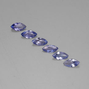 Tanzanite naturale blu da  ct, marchesa, VVS-VS