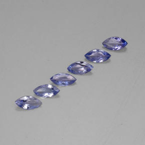 Tanzanite naturale blu da  ct, marchesa, VVS-VS