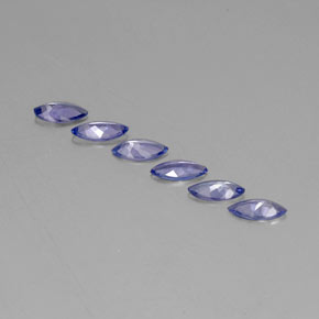 Tanzanite naturale blu da  ct, marchesa, VVS-VS