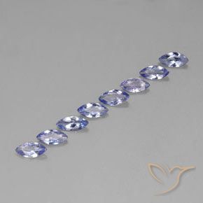 Gemme di Tanzanite Blu navy medio naturale da 2.31 ct, Taglio marquise, VVS-VS