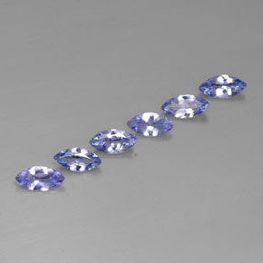 Tanzanite naturale blu da  ct, marchesa, VVS-VS