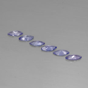 Tanzanite naturale blu da  ct, marchesa, VVS-VS