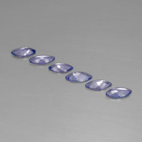 Tanzanite naturale blu da  ct, marchesa, VVS-VS