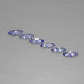 Tanzanite naturale blu da  ct, marchesa, VVS-VS