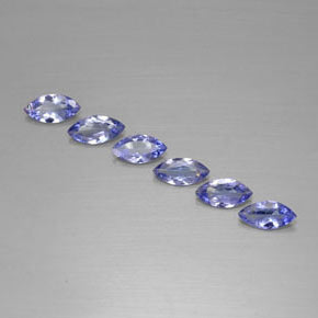 Tanzanite naturale blu da 1,77 ct, marchesa, VVS-VS