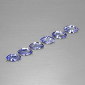 Tanzanite naturale blu da 1,77 ct, marchesa, VVS-VS