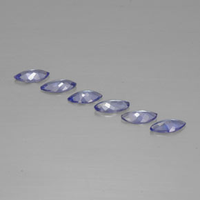 Tanzanite naturale blu da 1,77 ct, marchesa, VVS-VS