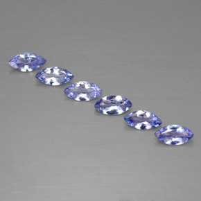 Tanzanite naturale blu da 1,82 ct, marchesa, VVS-VS
