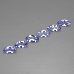 Tanzanite naturale blu da 1,82 ct, marchesa, VVS-VS