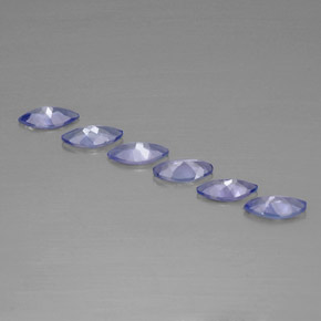 Tanzanite naturale blu da 1,82 ct, marchesa, VVS-VS