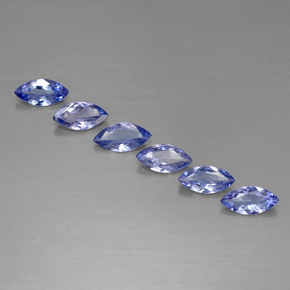 Tanzanite naturale blu da 1,78 ct, marchesa, VVS-VS