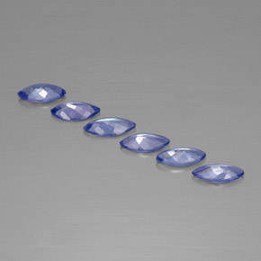 Tanzanite naturale blu da 1,78 ct, marchesa, VVS-VS