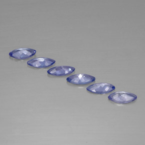 Tanzanite naturale blu da  ct, marchesa, VVS-VS