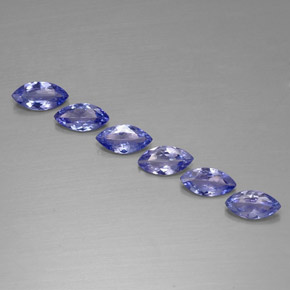 Tanzanite naturale blu da  ct, marchesa, VVS-VS