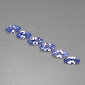 Tanzanite naturale blu da  ct, marchesa, VVS-VS
