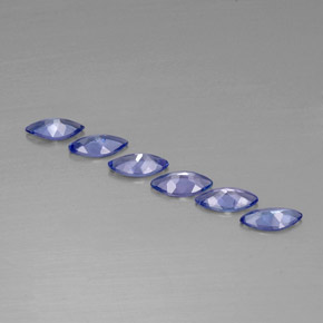 Tanzanite naturale blu da  ct, marchesa, VVS-VS