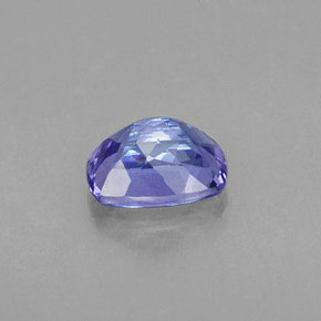 Tanzanite naturale blu da 0,96 ct, taglio a cuscino, VS