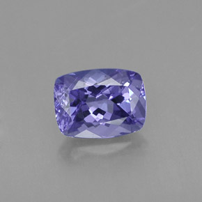 Tanzanite naturale blu da 0,99 ct, taglio a cuscino, VS-SI