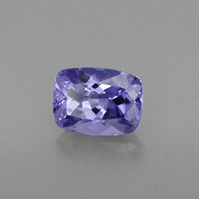 Tanzanite naturale blu da 0,99 ct, taglio a cuscino, VS-SI