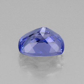 Tanzanite naturale blu da 1,26 ct, taglio a cuscino, VVS