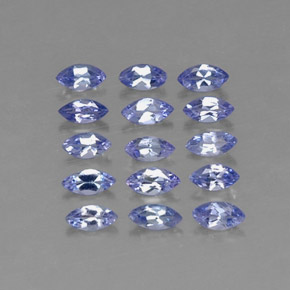 Tanzanite naturale blu da  ct, marchesa, VVS-VS