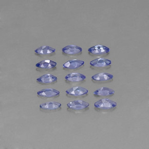 Tanzanite naturale blu da  ct, marchesa, VVS-VS